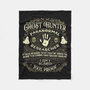 Ghost Hunter - Ghost Hunting Halloween Paranormal Fleecefilt