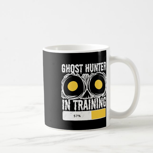 Ghost Hunter in Training Halloween Ghost Hunting Kaffemugg (Höger)