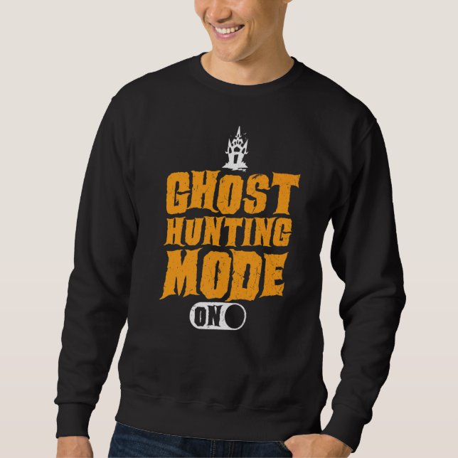 Ghost Hunter-läge på Ghost Hunter Lång Ärmad Tröja (Framsida)