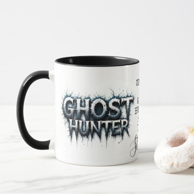Ghost Hunter Mörk Gothic Paranormal Mugg (Med munk)