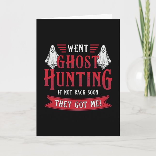 Ghost Hunter om inte Hunt Ghost Hunter Kort (Framsida)