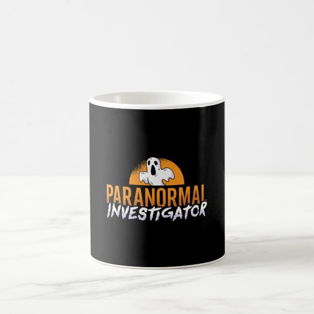 Ghost Hunter Paranormal Investigator Ghost Hunting Kaffemugg (Center)