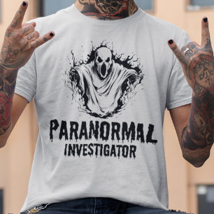 Ghost Hunter Paranormal Investigator Ghost Hunting T Shirt
