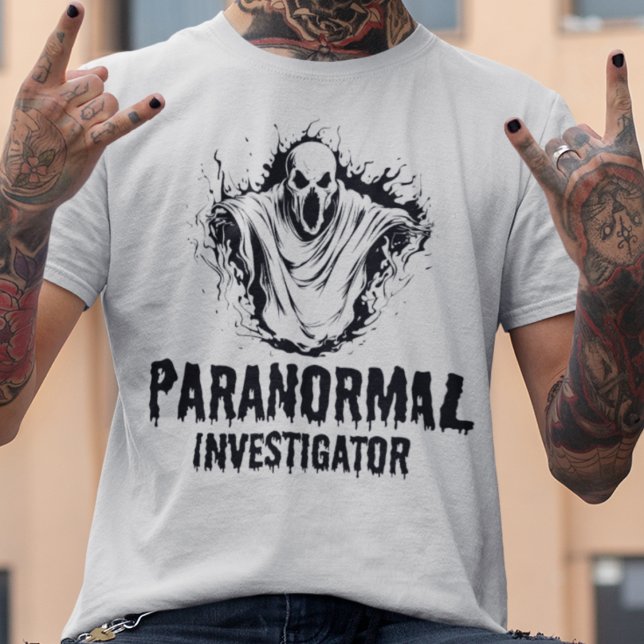 Ghost Hunter Paranormal Investigator Ghost Hunting T Shirt (Skapare uppladdad)