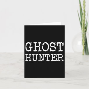Ghost Hunter Paranormal Investigator Halloween Gif Kort