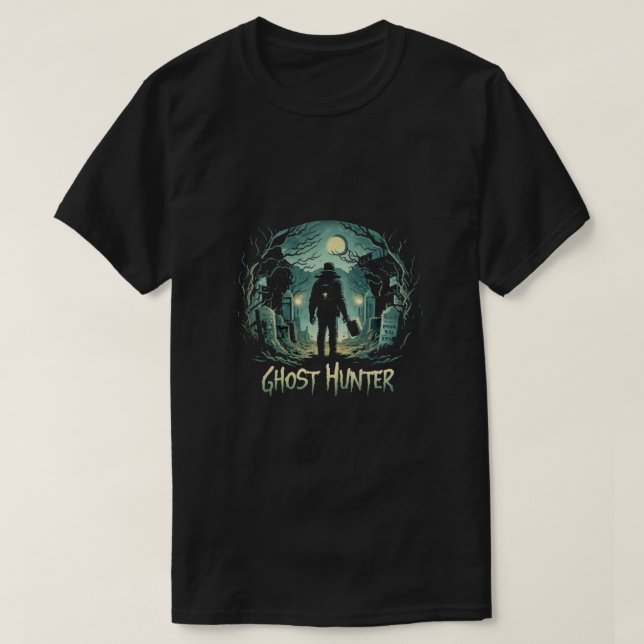 Ghost Hunter T Shirt (Design framsida)