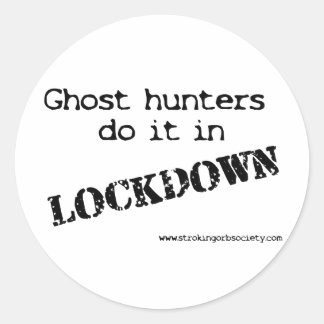 Ghost hunters lockdown runt klistermärke