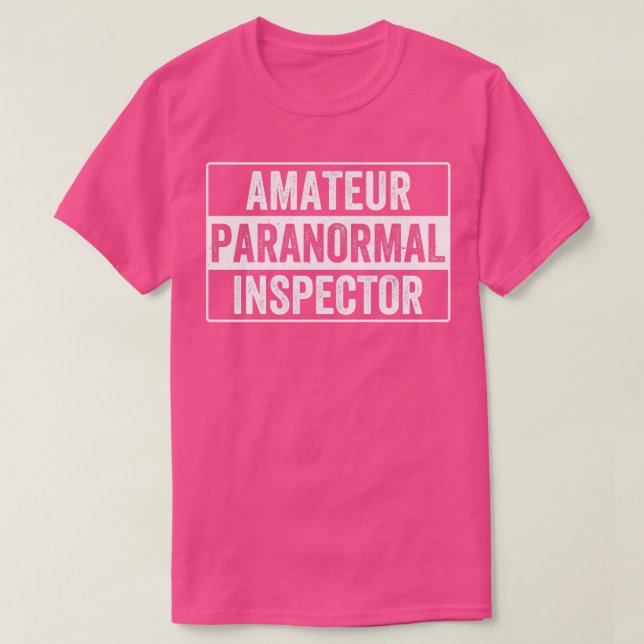 Ghost Hunting Amateur Investigator Funny T Shirt (Design framsida)