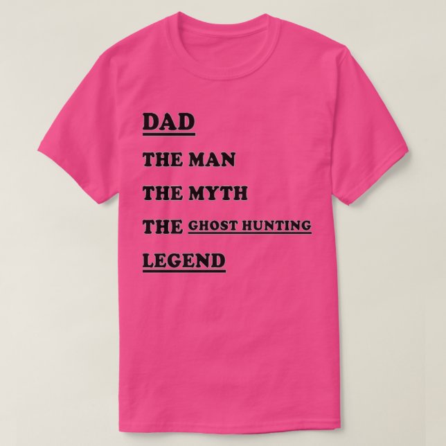 Ghost Hunting Birthday-julgåvaPresent 1 T Shirt (Design framsida)