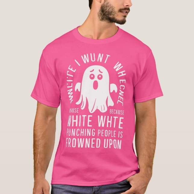 Ghost Hunting Funny Ghost Hunter Punch T Shirt (Framsida)