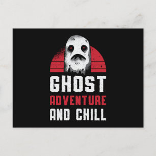 Ghost Hunting Ghost Äventyr och Chill Hunter Vykort