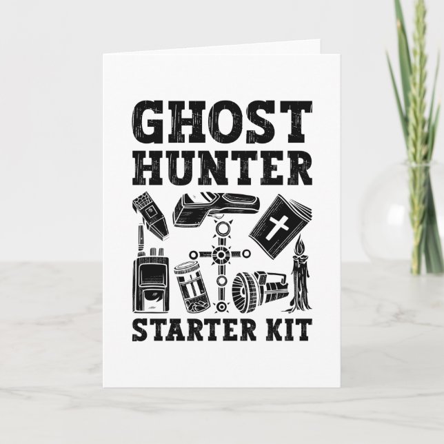 Ghost Hunting Ghost Starter Kit Paranormal Kort (Framsida)