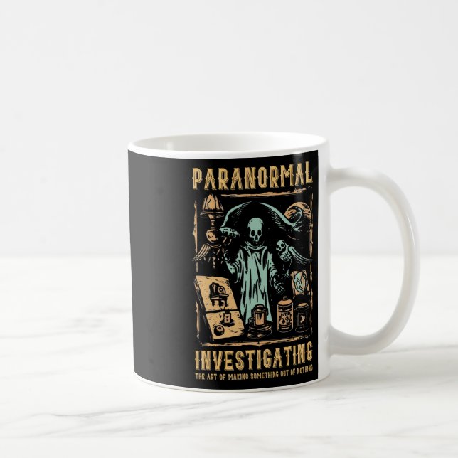 Ghost Hunting Investigator Design Paranormal Inves Kaffemugg (Höger)