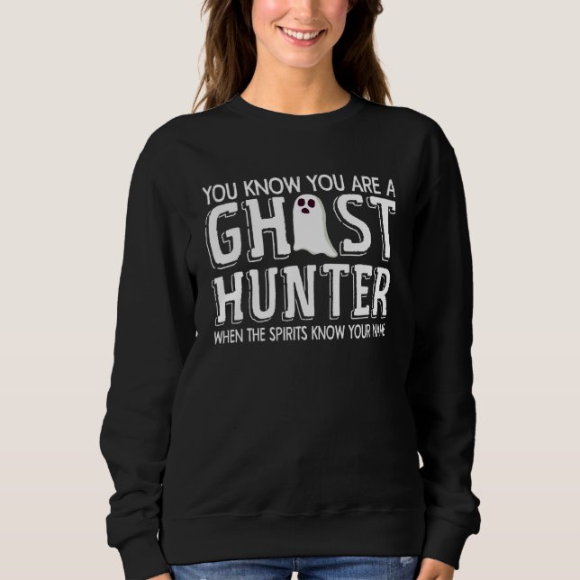 Ghost Hunting Joke Ghosthunter Parapsychology Ghos T Shirt (Framsida)