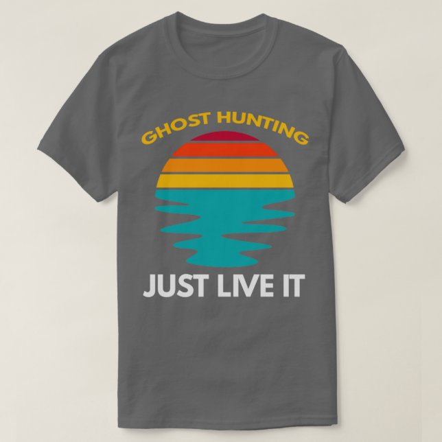 Ghost Hunting Live IT T Shirt (Design framsida)