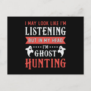 Ghost Hunting Paranormal Hunt Ghost Hunter Vykort