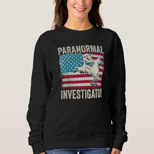 Ghost Hunting Paranormal Investigator  4 T Shirt (Framsida)