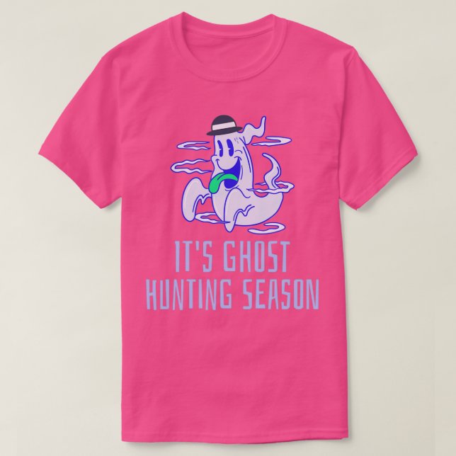 Ghost Hunting Season T Shirt (Design framsida)