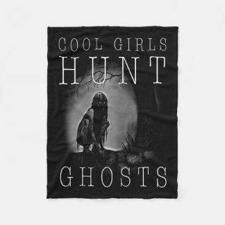 Ghost Hunting Shirt Funny Ghosthunter Girl Paranor Fleecefilt