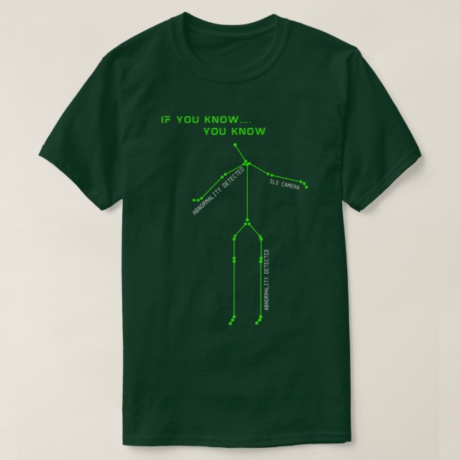 Ghost Hunting SLS Camera Stick Man Novelty S T Shirt (Design framsida)