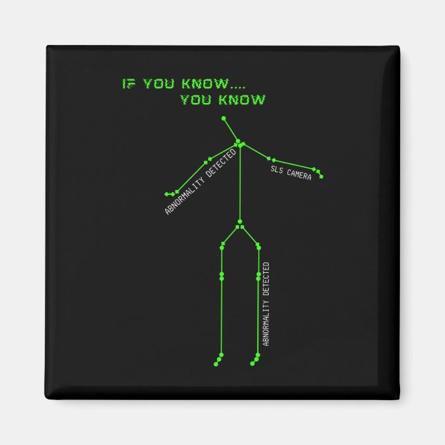 Ghost Hunting Sls Camera Stick Man Novelty Spooky Magnet (Framsidan)