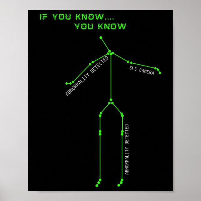 Ghost Hunting Sls Camera Stick Man Novelty Spooky Poster (Framsidan)