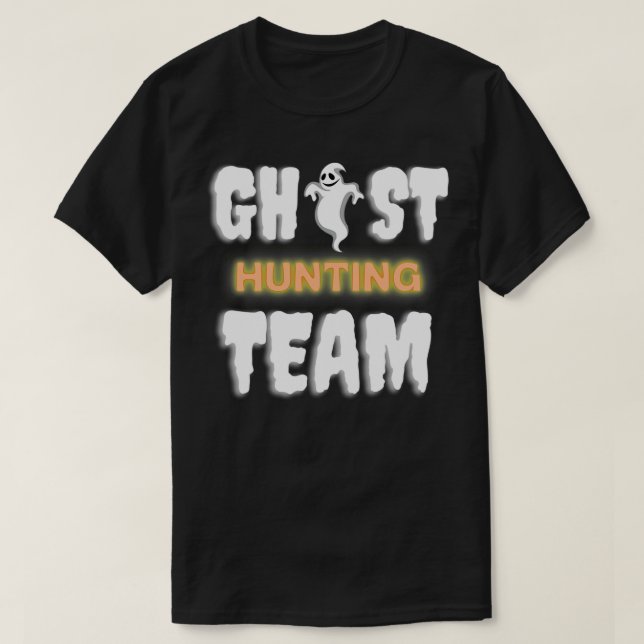 Ghost Hunting Team 2 T Shirt (Design framsida)