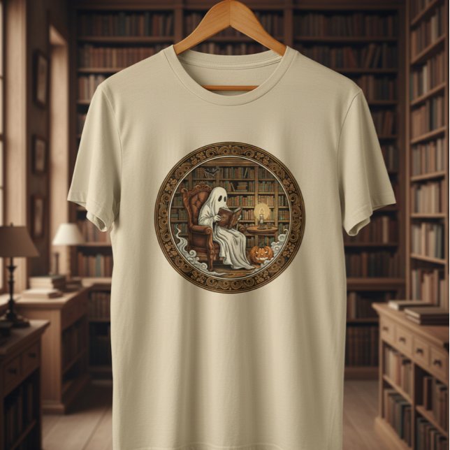 Ghost i A Bibliotek T Shirt (Skapare uppladdad)