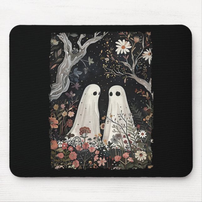 Ghost i blomsterskogen Halloween-talessäsong Musmatta (Framsidan)