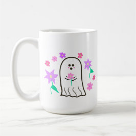 Ghost i en Blomsterträdgård Kaffemugg