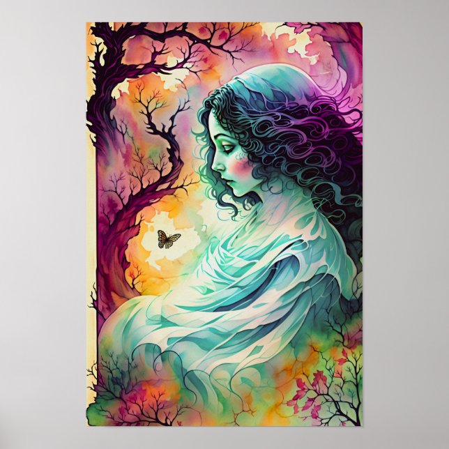 Ghost i skogen poster (Framsidan)