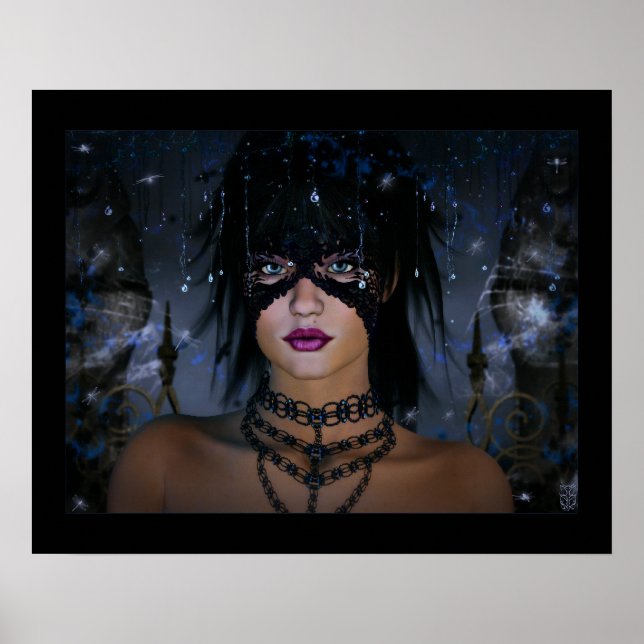 Ghost i trädgården poster (Framsidan)