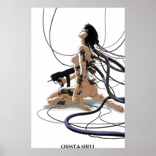 Ghost in a Shell Anime Affisch - Officiell Konst (Framsidan)