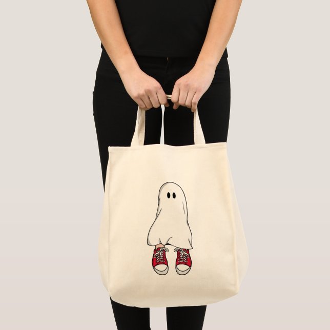 Ghost in Red Sneakers Tygkasse (Framsida (produkt))
