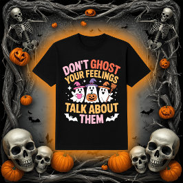 Ghost inte dina känslor | Mental Health Ghost T Shirt