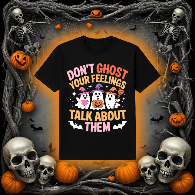 Ghost inte dina känslor | Mental Health Ghost T Shirt (Skapare uppladdad)