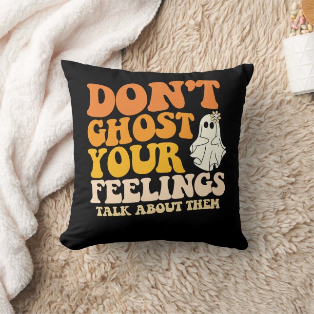 Ghost inte dina känslor prata om dem Hallowee Kudde (Filt)