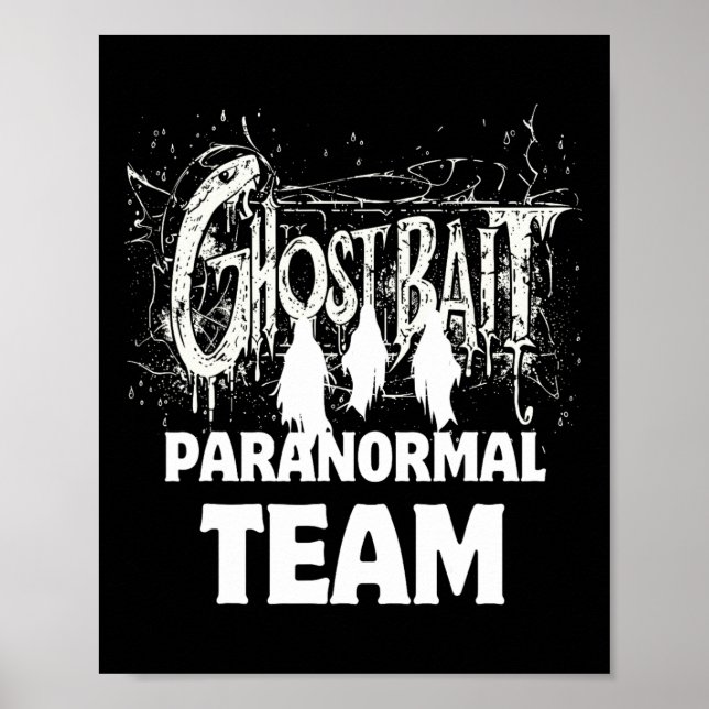 Ghost It Ghost Hunter Paranormal Haunmal House Poster (Framsidan)
