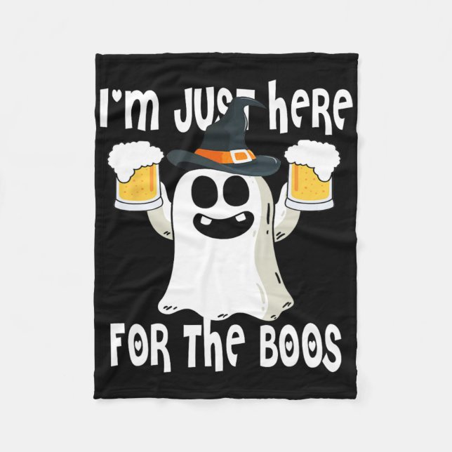 Ghost, jag är bara här för Boos Fleecefilt (Framsidan)
