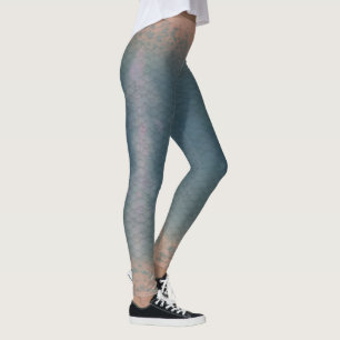 Ghost Jelly Sjöjungfru , blandad midjemålar 4 Leggings