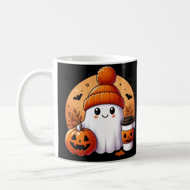 Ghost-kaffe mugg med spöke (Vänster)