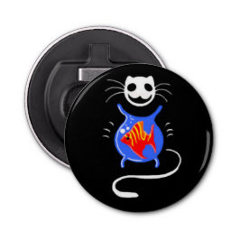 Ghost Kattunge Button Bottenöppnare Flasköppnare