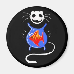 Ghost Kattunge Magnet
