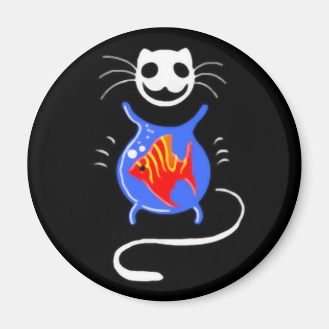 Ghost Kattunge Magnet (Framsidan)