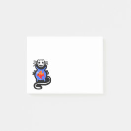 Ghost Kattunge Post-it Notes Block