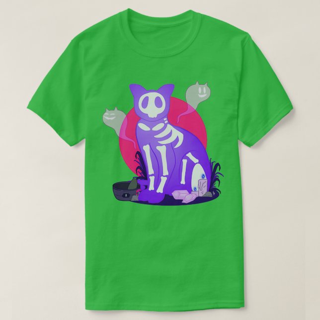 Ghost Kitten T Shirt (Design framsida)