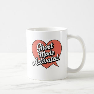 Ghost-läge aktiverat Humor Relation Tystnad Kaffemugg