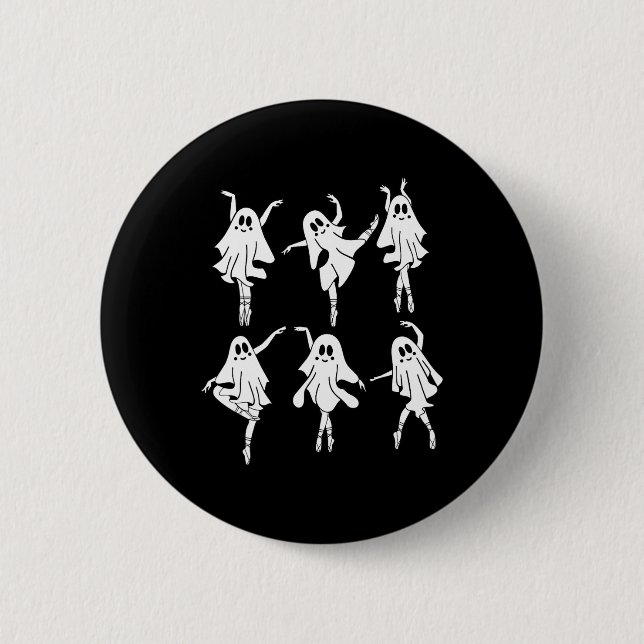Ghost Llerinas Llet Dance Knapp (Framsida)