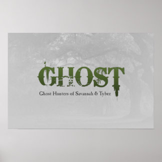 GHOST-Logotyp Poster