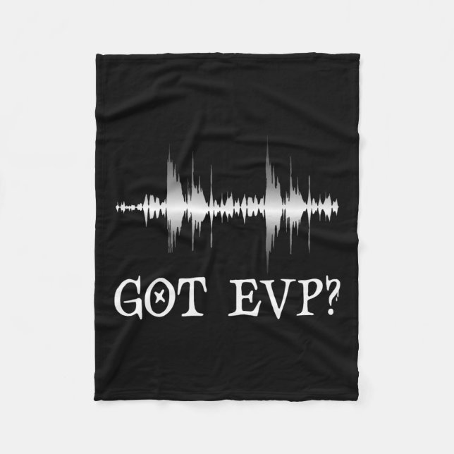 Ghost Magnet Ghost Hunting Ghost Hunter Paranormal Fleecefilt (Framsidan)